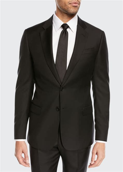 black suit armani